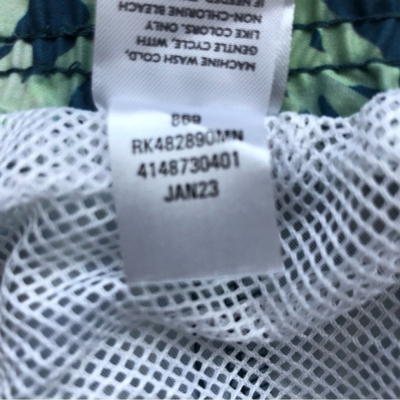 Notdstrom Rack Mens Swim Trunks Blue Green XXL - Picture 8 of 9